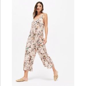 LACAUSA FLORAL SANTI SUMMER JUMPSUIT SZ XS